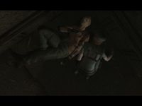 une photo d'Ã©cran de Resident Evil Rebirth sur Nintendo Gamecube